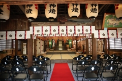 国恩祭　前日準備