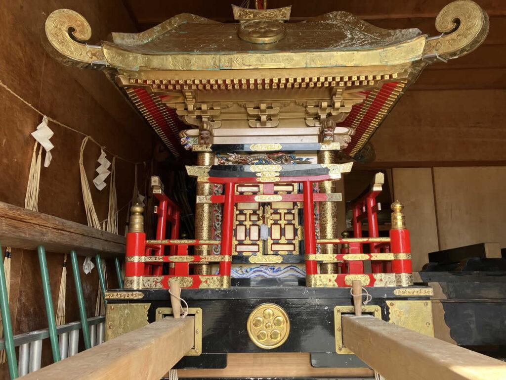 現在の国安天満神社の神輿