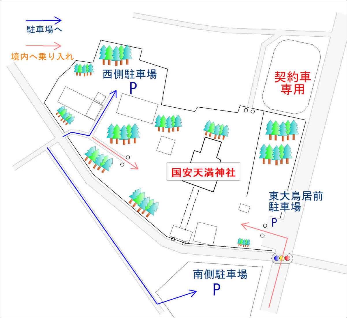 駐車場案内図