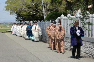 令和7年年4月国恩祭 参進