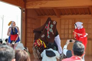 令和7年年4月国恩祭 獅子舞奉納